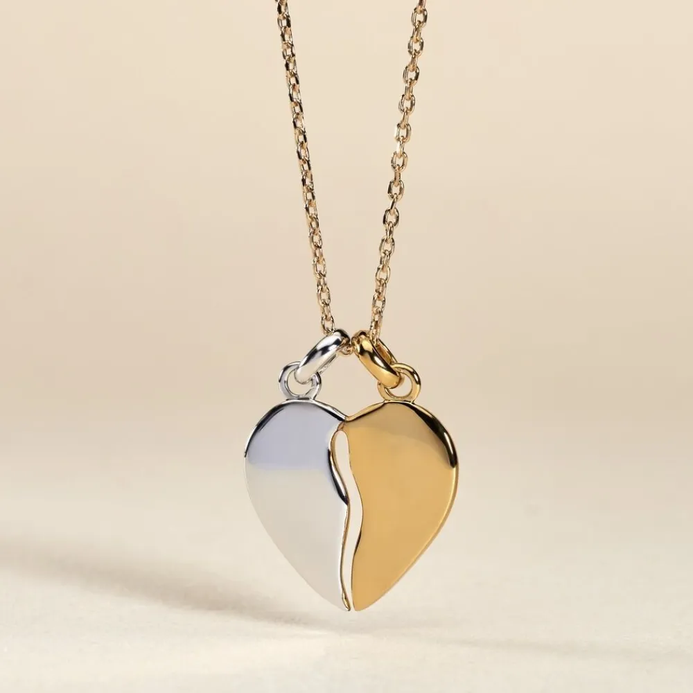 Pendentif Marie-stephanie Plaqué Or Bicolore|Marc Orian Outlet