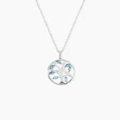Pendentif Or Blanc Godoleine Topazes|Marc Orian New