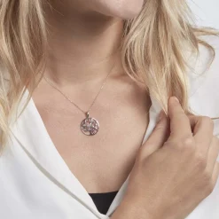 Pendentif Or Blanc Godoleine Topazes|Marc Orian New