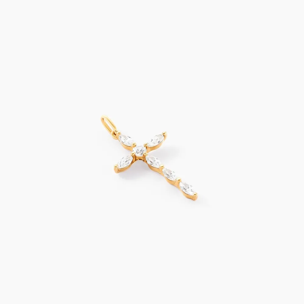 Pendentif Orfeo Or Jaune Oxyde De Zirconium|Marc Orian Online