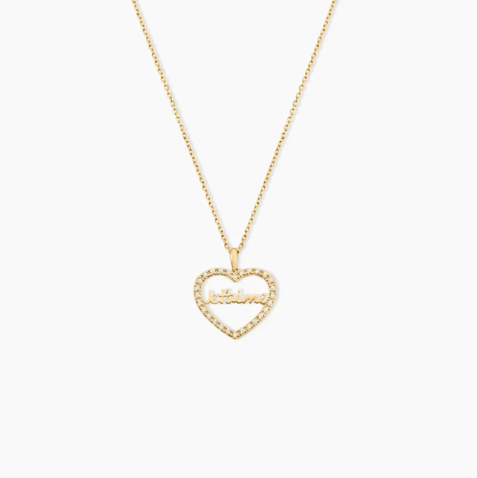 Pendentif Or Jaune Derry Oxyde De Zirconium