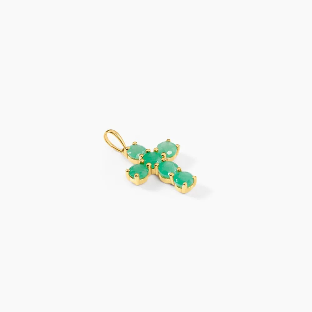 Pendentif Or Jaune Emeraude|Marc Orian Outlet