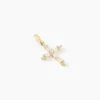 Pendentif Or Jaune Neottie Oxydes