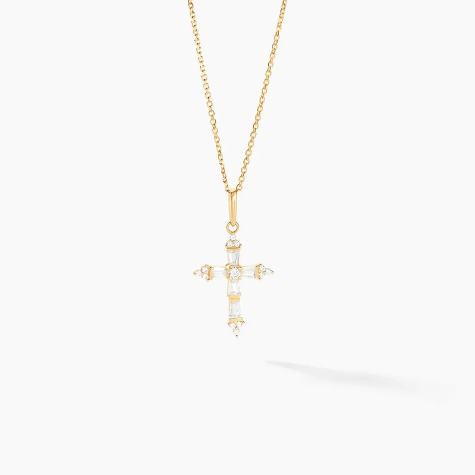 Pendentif Or Jaune Neottie Oxydes