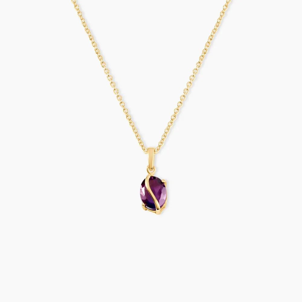 Pendentif Or Jaune Prudencia Améthyste|Marc Orian Clearance