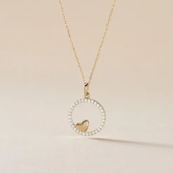 Pendentif Or Jaune Roman Oxyde