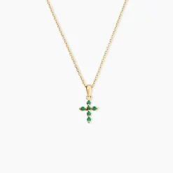 Pendentif Or Jaune Stanley Emeraude