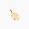 Pendentif Or Jaune Vierge A L'enfant