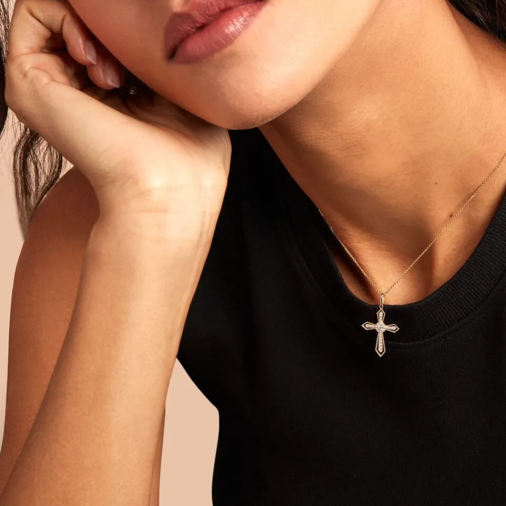 Pendentif Phrixus Or Jaune Oxyde De Zirconium|Marc Orian Clearance