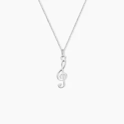 Pendentif Pio Argent Blanc|Marc Orian Online