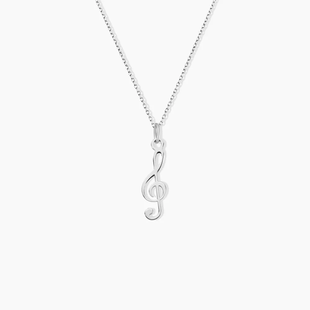 Pendentif Pio Argent Blanc|Marc Orian Online
