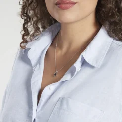 Pendentif Prudencia Or Blanc Saphir|Marc Orian Outlet