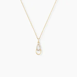 Pendentif Revelyne Or Jaune Oxyde De Zirconium