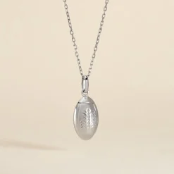 Pendentif Ruveyda Argent Blanc