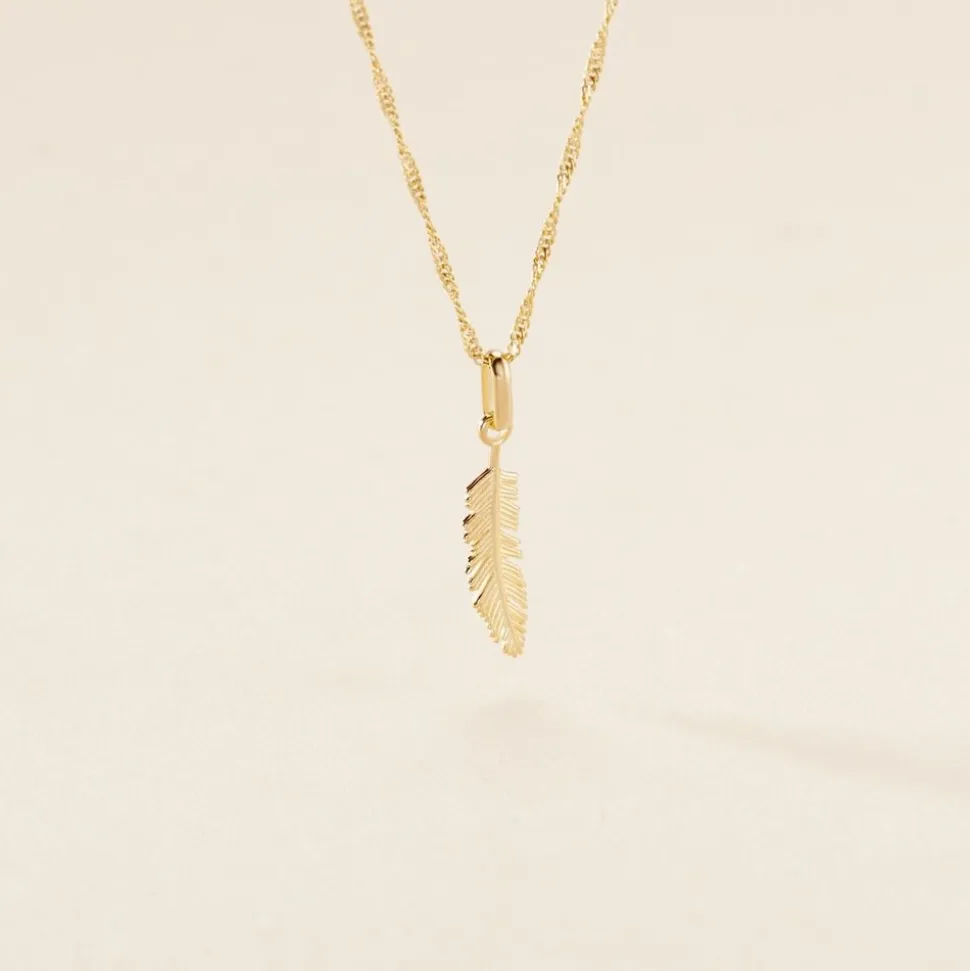 Pendentif Scabieuse Or Jaune