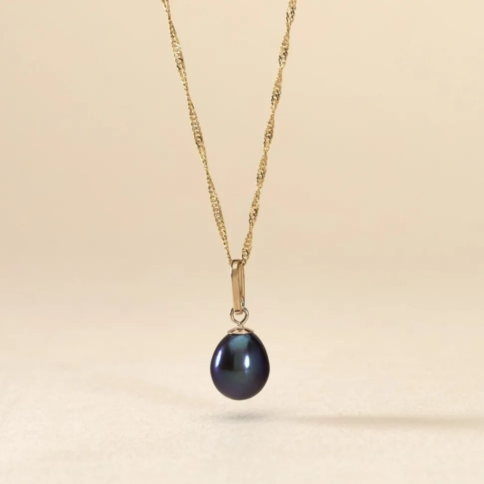 Pendentif Severiane Or Jaune Perle De Culture