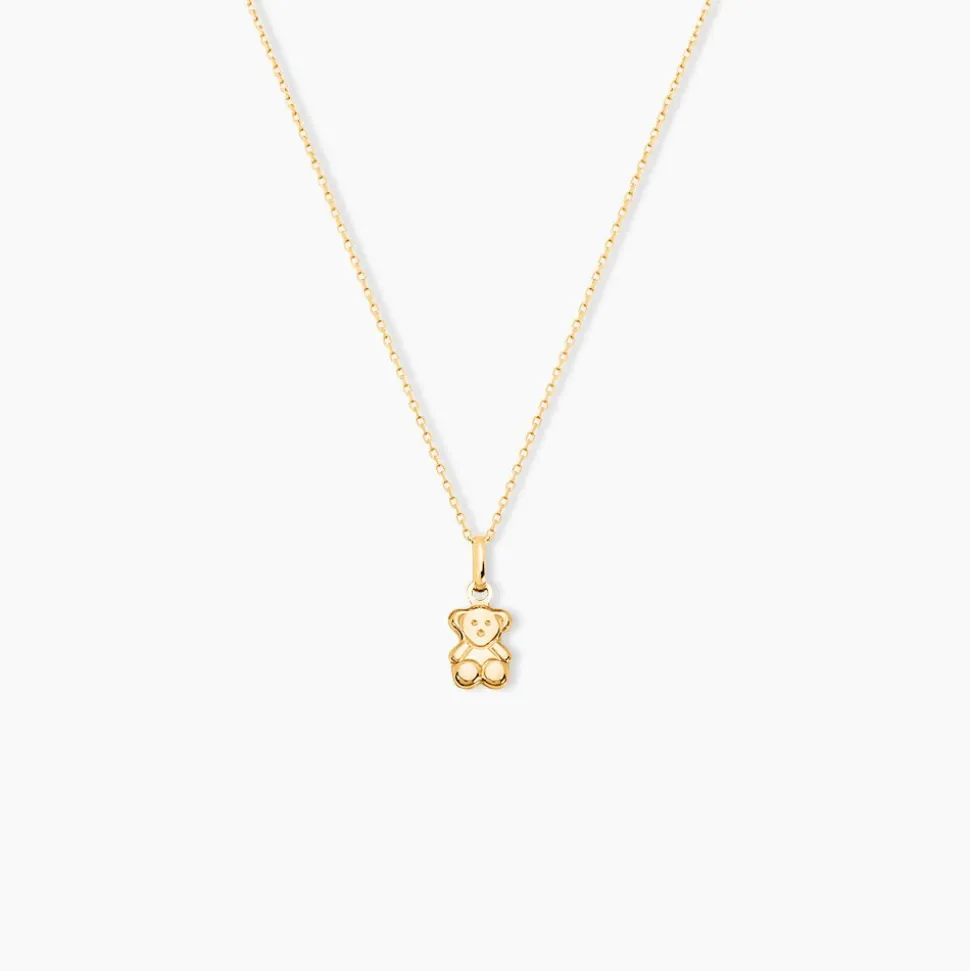 Pendentif Songea Ourson Or Jaune