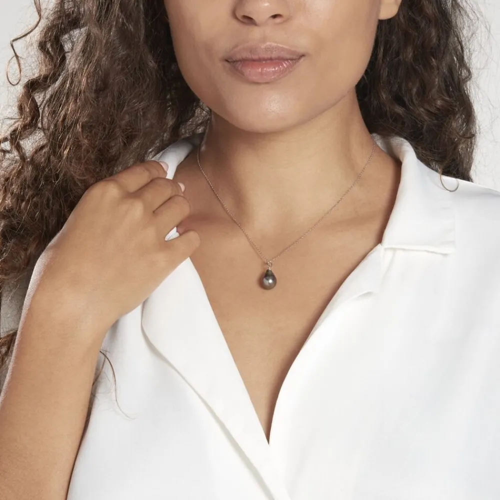 Pendentif Syana Or Blanc Perle De Culture De Tahiti|Marc Orian Sale