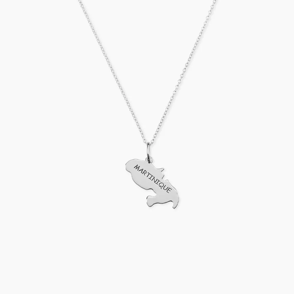 Pendentif Thea Argent Blanc|Marc Orian Clearance