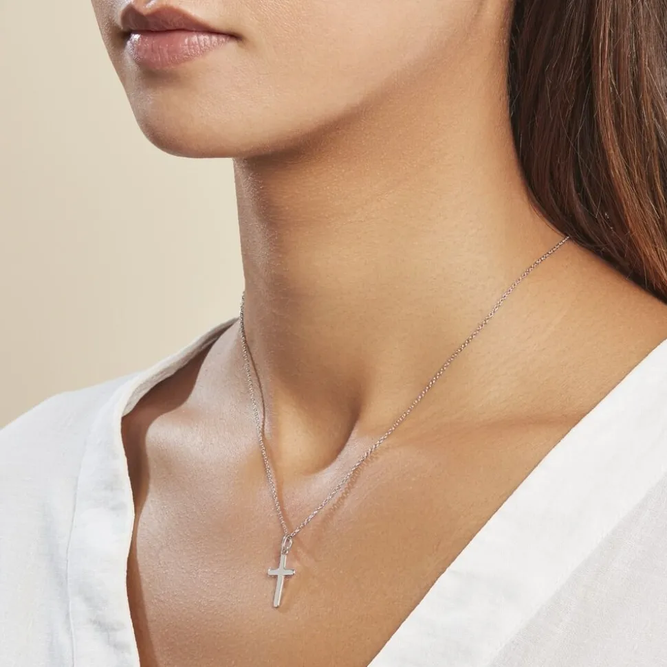 Pendentif Tifene Argent Blanc