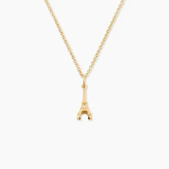 Pendentif Tour Eiffel Or Jaune