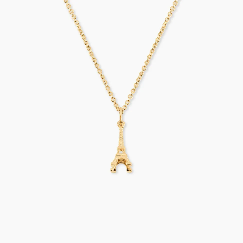 Pendentif Tour Eiffel Or Jaune