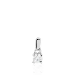 Pendentif Victoria Or Blanc Diamant