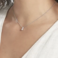 Pendentif Victoria Or Blanc Diamant|Marc Orian Discount