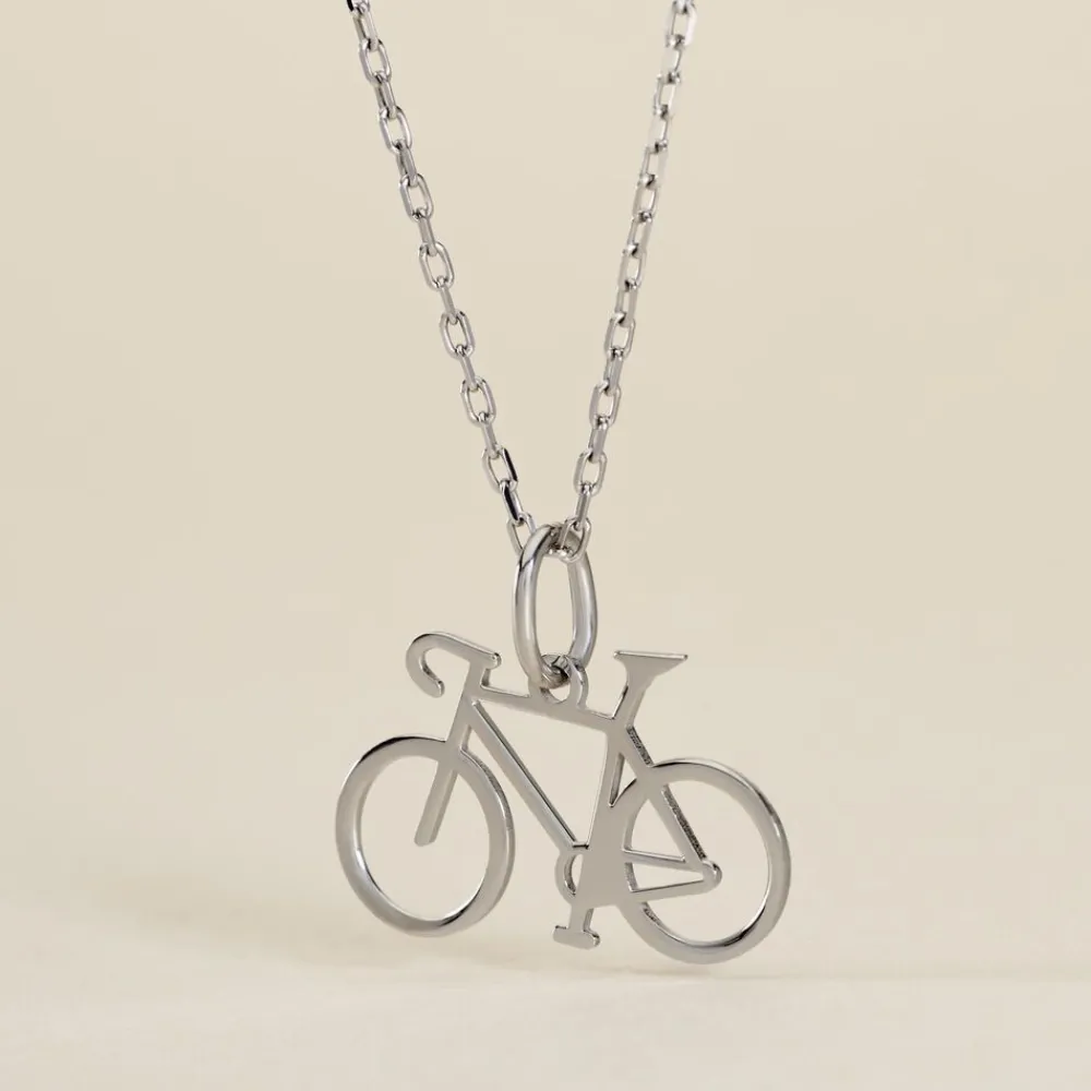 Pendentif Vince Argent Blanc|Marc Orian Online