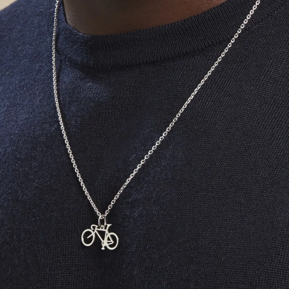 Pendentif Vince Argent Blanc|Marc Orian Online