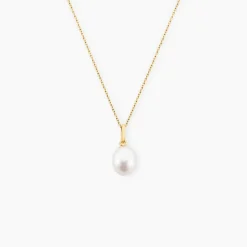 Pendentif Yoela Or Jaune Perle De Culture