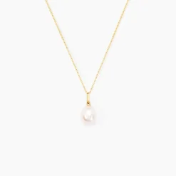 Pendentif Yoela Or Jaune Perle De Culture