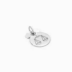 Pendentif Zodiaque Rond Argent Blanc|Marc Orian Best