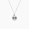 Pendentif Zodiaque Rond Argent Blanc|Marc Orian Hot