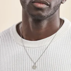 Pendentif Zodiaque Rond Argent Blanc|Marc Orian Hot