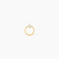Piercing Babs Or Jaune Opale Oxyde De Zirconium