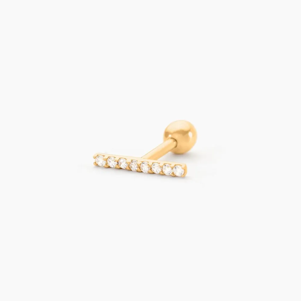 Piercing Barak Or Jaune Oxyde De Zirconium|Marc Orian New