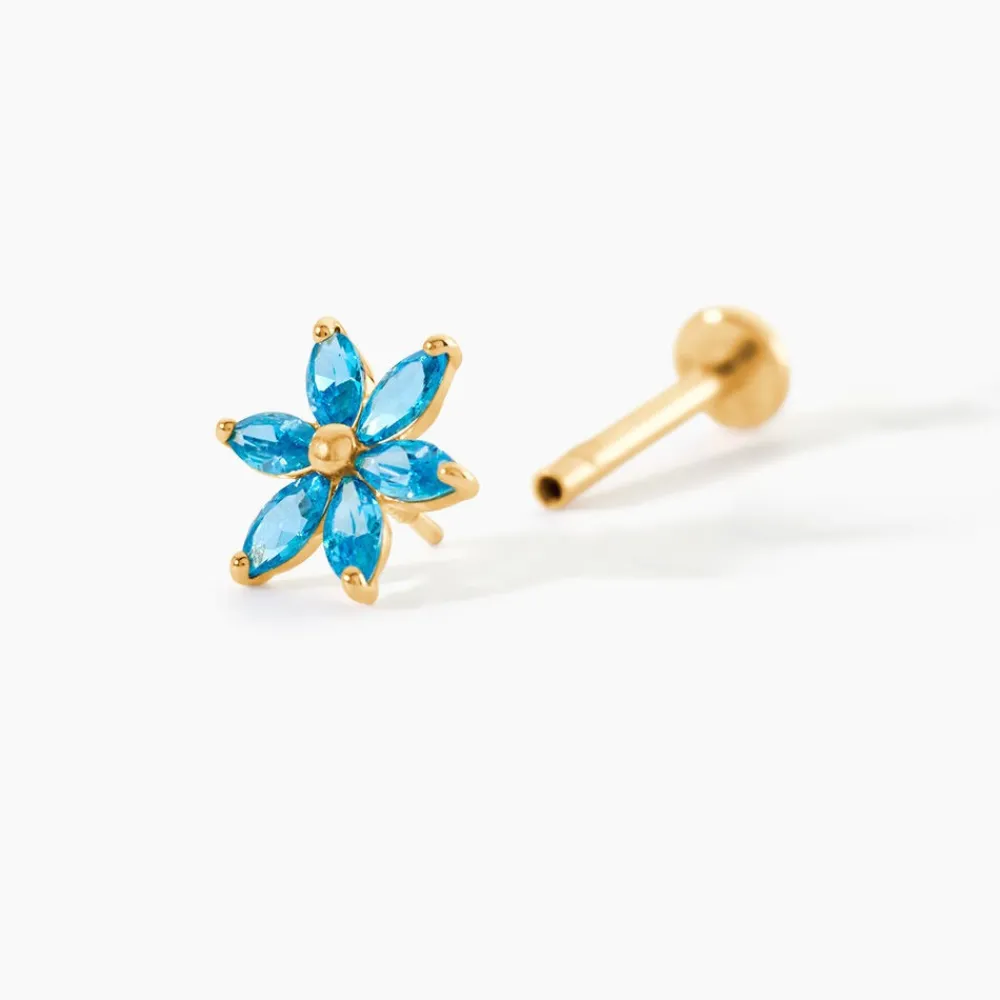Piercing Cnut Or Jaune Oxyde De Zirconium|Marc Orian New