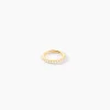 Piercing D'oreille Or Jaune Amaranthe Oxydes De Zirconium