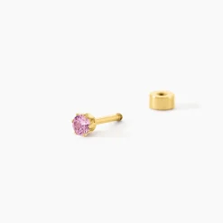Piercing D'oreilles Unitaire Acier Doré Piia Oxyde De Zirconium|Marc Orian Discount