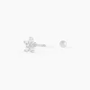 Piercing D'oreille Unitaire Argent Percy Oxyde De Zirconium