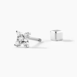Piercing D'oreille Unitaire Argent Galihya Oxydes De Zirconium|Marc Orian New