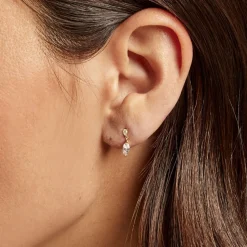 Piercing D'oreille Unitaire Urbana Or Jaune Oxyde De Zirconium|Marc Orian Online