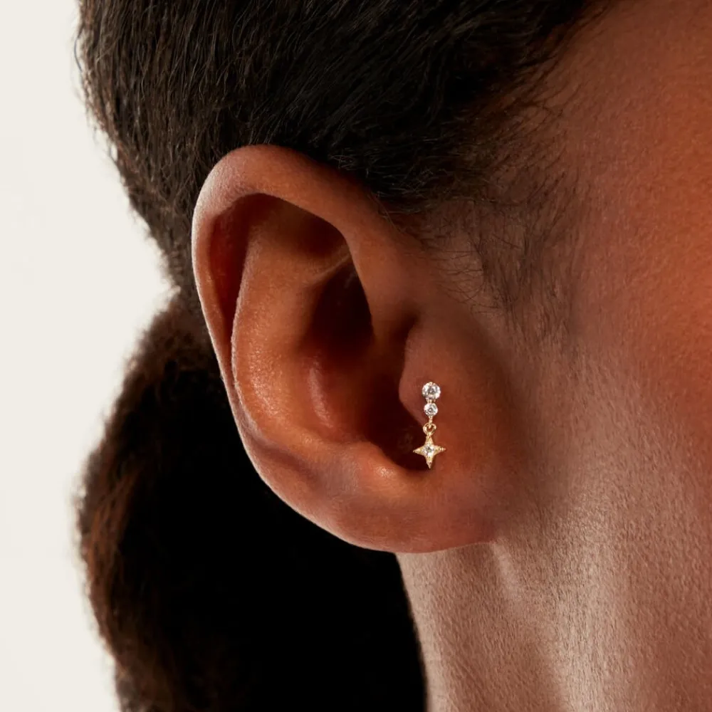 Piercing Gualter Or Jaune Oxyde De Zirconium|Marc Orian New