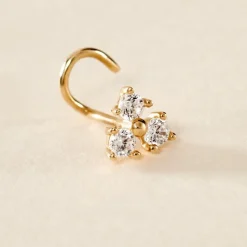 Piercing Macey Or Jaune Oxyde De Zirconium