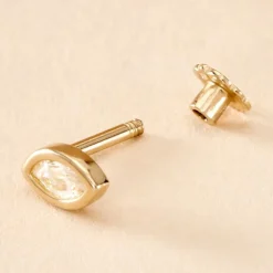Piercing Mix And Match Or Jaune Oxyde De Zirconium
