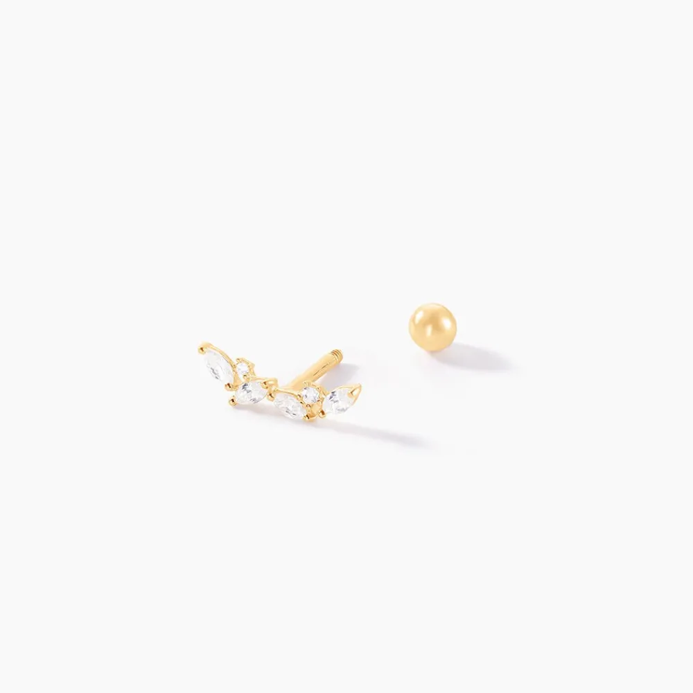 Piercing Nina Or Jaune Oxyde De Zirconium|Marc Orian Online