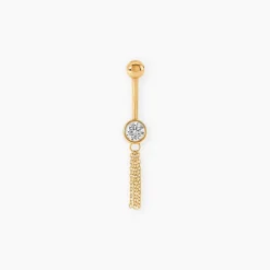 Piercing Rexanne Or Jaune Oxyde De Zirconium