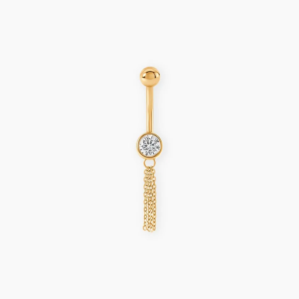 Piercing Rexanne Or Jaune Oxyde De Zirconium