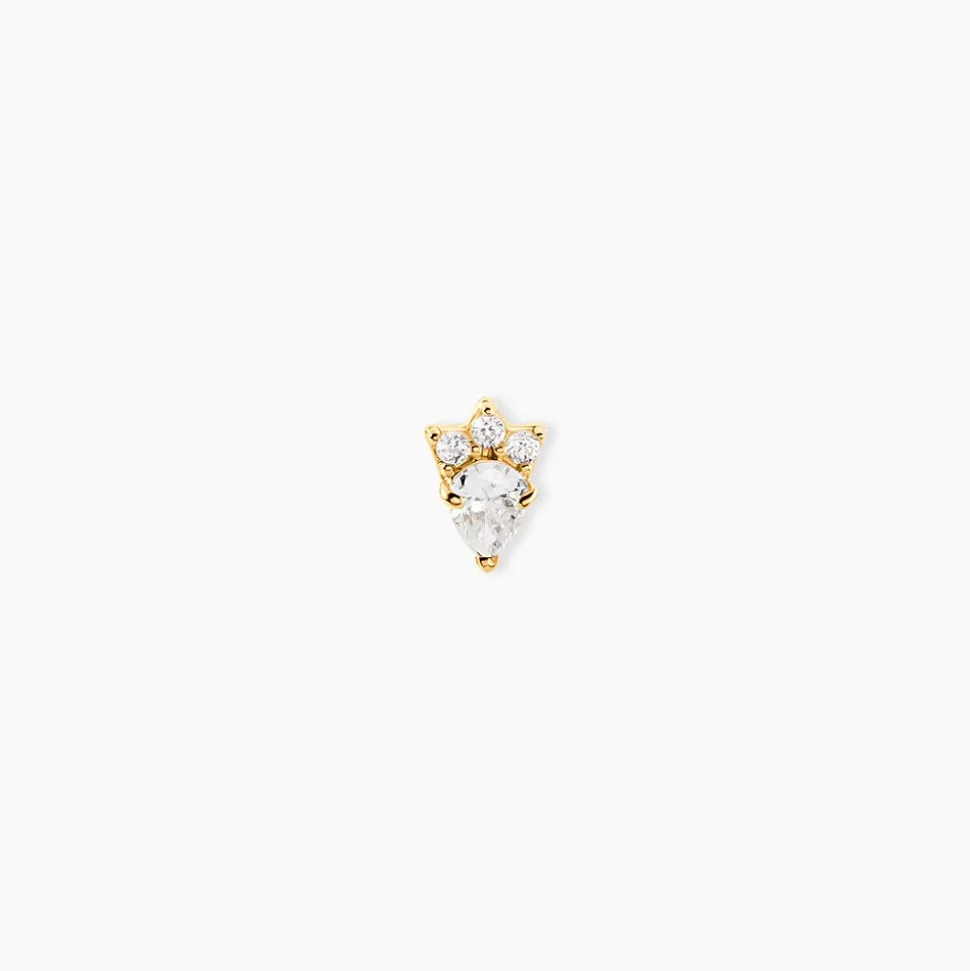 Piercing Soelia Or Jaune Oxyde De Zirconium